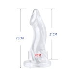 Transparent Realistic Dildo - Image 4