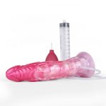 Ejaculating Peachy Colorful Realistic Dildo- 09 - Image 11