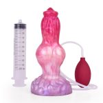 Ejaculating Peachy Colorful Realistic Dildo- 13 - Image 6