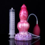 Ejaculating Peachy Colorful Realistic Dildo- 15 - Image 3