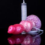 Ejaculating Peachy Colorful Realistic Dildo- 15 - Image 4