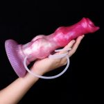 Ejaculating Peachy Colorful Realistic Dildo- 21 - Image 2