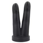 PVC Large 10.4 inch Double Finger Cock - Image 9