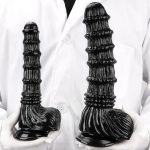 Bamboo PVC Shoot Cock Dildo - Image 6