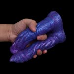 Blue Demon Realistic Double Dildo - 02 - Image 4