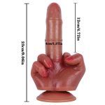 Middle Finger Silicone Dildo - Image 7