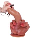 Middle Finger Silicone Dildo - Image 2
