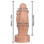 Triple Silicone Lifelike Cock - Image 4
