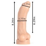 Real Feel Half Foreskin Dildo - Image 11