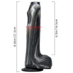 Double Color Silicone Large Dildo -02 - Image 2