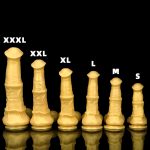 Big Golden Thick Horse Penis Dildo - Image 2