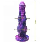 Double Knots Color Mixed Thick Dildo - Image 2