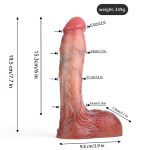 Ultra Realistic Dildo with Suction Cup - 7.7inch - Image 5