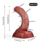 Ultra Realistic Dildo with Ball - 7.9 inch - Image 2