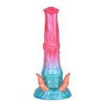 Alien Beast Cyan Rainbow 9.3" Dildo - A - Image 6