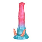 Alien Beast Cyan Rainbow 9.3" Dildo - A - Image 7