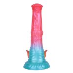 Alien Beast Cyan Rainbow 9.3" Dildo - A - Image 11