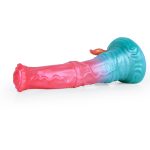 Alien Beast Cyan Rainbow 9.3" Dildo - A - Image 3