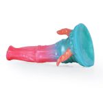 Alien Beast Cyan Rainbow 9.3" Dildo - A - Image 4