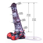 Squirting Alien Beast Night Elf 9.3" Dildo - B