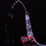 Squirting Alien Beast Night Elf 9.7" Dildo - C - Image 7