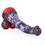 Squirting Alien Beast Night Elf 9.7" Dildo - C - Image 5