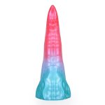 Alien Beast Cyan Rainbow 8.2" Dildo - D - Image 7