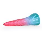 Alien Beast Cyan Rainbow 8.2" Dildo - D - Image 4