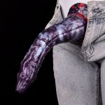 Alien Beast Night Elf 9.8" Dildo - E - Image 10