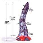 Squirting Alien Beast Night Elf 9.8" Dildo - E - Image 5