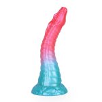 Alien Beast Cyan Rainbow 9.8" Dildo - E - Image 7