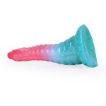 Alien Beast Cyan Rainbow 9.8" Dildo - E - Image 5