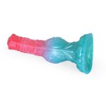 Alien Beast Cyan Rainbow 8.5" Dildo - F - Image 3