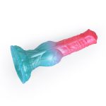 Alien Beast Cyan Rainbow 8.5" Dildo - F - Image 4