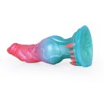 Alien Beast Cyan Rainbow 7.3" Dildo - G - Image 8