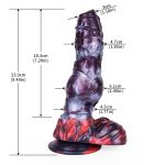 Alien Beast Night Elf 9.4" Dildo - H - Image 3