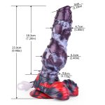 Squirting Alien Beast Night Elf 9.4" Dildo - H