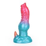 Alien Beast Cyan Rainbow 7.7" Dildo - J - Image 7