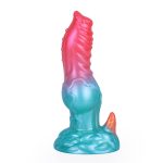 Alien Beast Cyan Rainbow 7.7" Dildo - J - Image 13