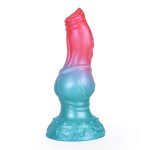 Alien Beast Cyan Rainbow 7.9" Dildo - K - Image 6