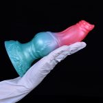Alien Beast Cyan Rainbow 7.9" Dildo - K - Image 10