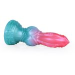 Alien Beast Cyan Rainbow 7.9" Dildo - K - Image 2