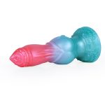 Alien Beast Cyan Rainbow 7.9" Dildo - K - Image 5