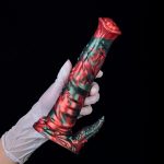 Red Devils Silicone 9.1" Horse Dick - Image 9