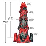 Red Devils Silicone 8.5" Horse Dick - Image 3