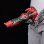 Red Devils Silicone 7.9" Horse Dick - Image 11