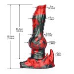 Red Devils Silicone 7.9" Horse Dick - Image 3