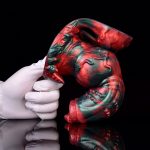 Red Devils Silicone 7.7" Horse Dick - Image 11