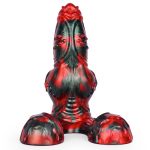 Red Devils Silicone 7.7" Horse Dick - Image 14
