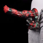 Red Devils Silicone 10" Horse Dick - Image 11